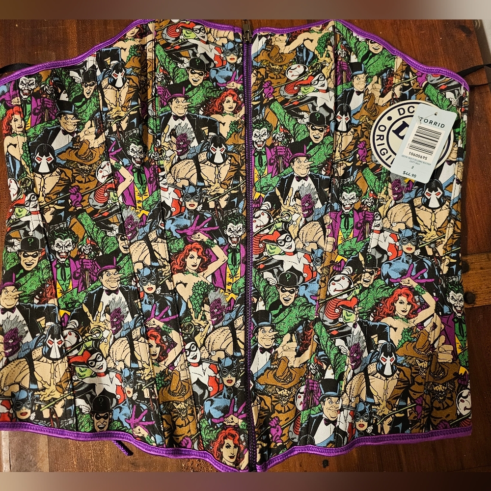 Torrid dc villains corset